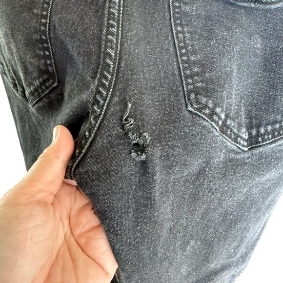 Waimea Skinny Graffiti Paint Spider Web Skull Jet Black Men Jeans 30x32 Emo - Picture 6 of 12